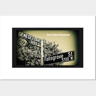 Genesee Avenue & Fallsgrove Street, Los Angeles, California by Mistah Wilson Posters and Art